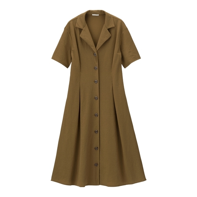 2WAYボタンワンピース(半袖)