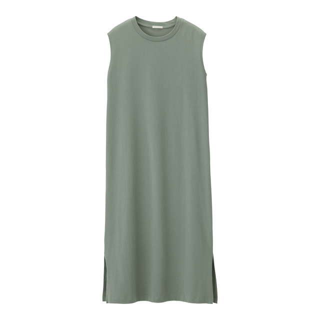 Iラインワンピース(ノースリーブ)