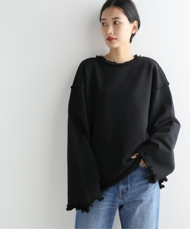 ダメージフレアスウェット