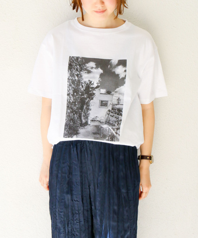 USAコットンフォトプリントビッグT