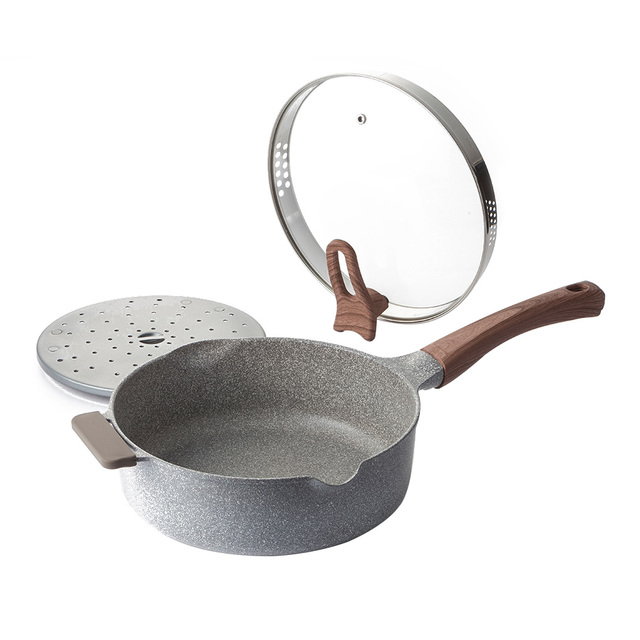 ストーンマーブルマルチパン 24cm