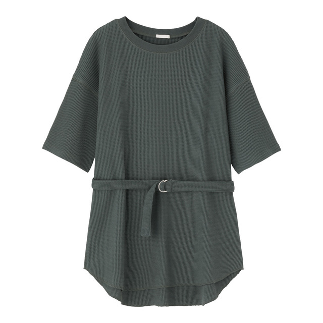 ウエストマークチュニックT(5分袖)