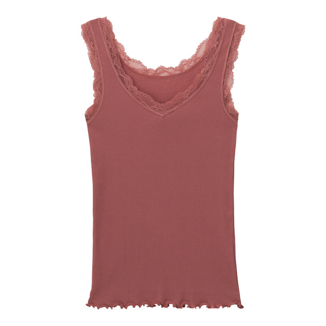 ウルトラコットリブレースタンクトップ