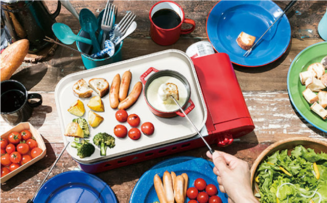 センゴクアラジン ポータブル ガス ホットプレート プチパン