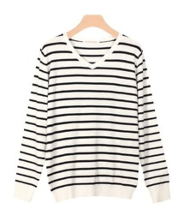 毎日のキレイを叶える シルクタッチ ウォッシャブルVネックニット