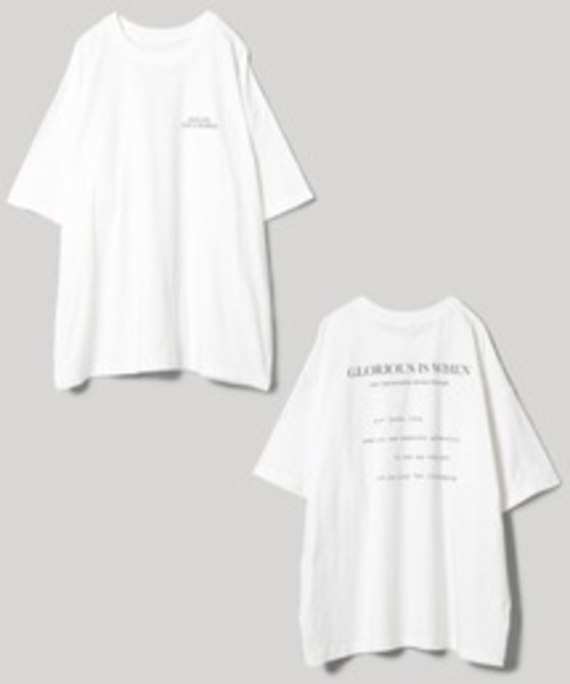 バックロゴショートスリーブT/887545