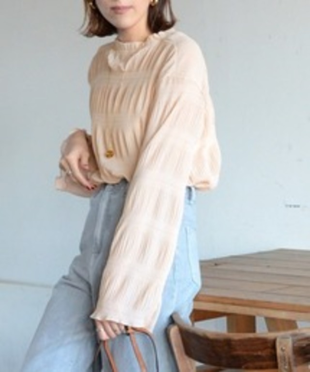 シアーシャーリングブラウス [E]