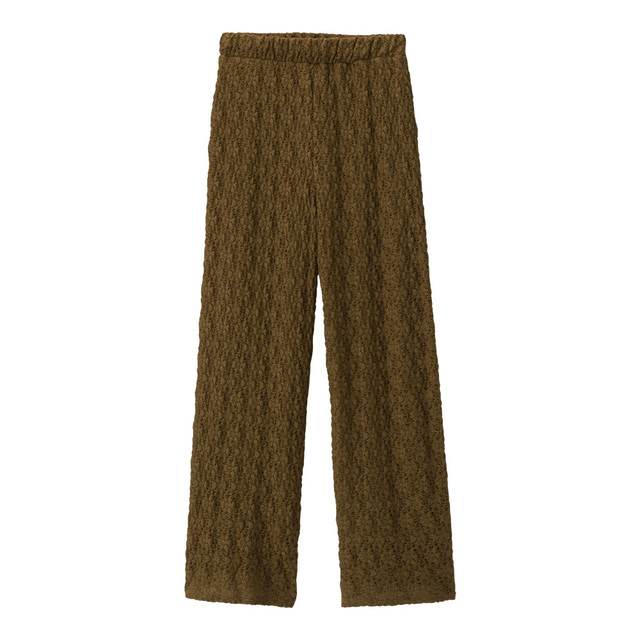 レースストレートパンツ