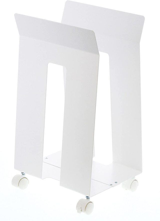 ダンボール収納 ダンボール&紙袋ストッカー フレーム ホワイト