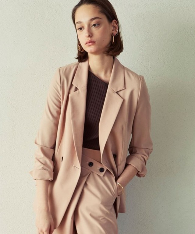 ボクシーシルエット テーラードジャケット