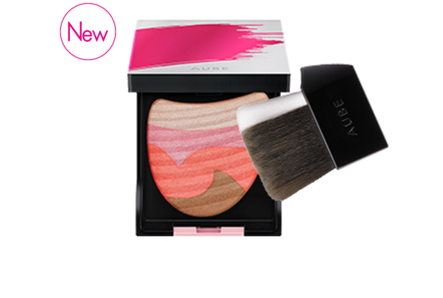 ブラシひと塗りチーク