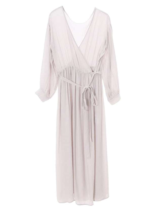 カシュクールガウンワンピース