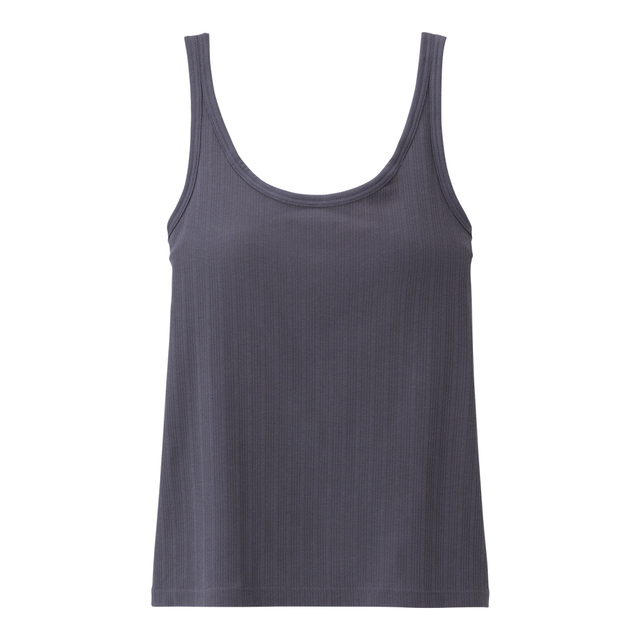 ブラフィールバックオープンリブタンクトップ