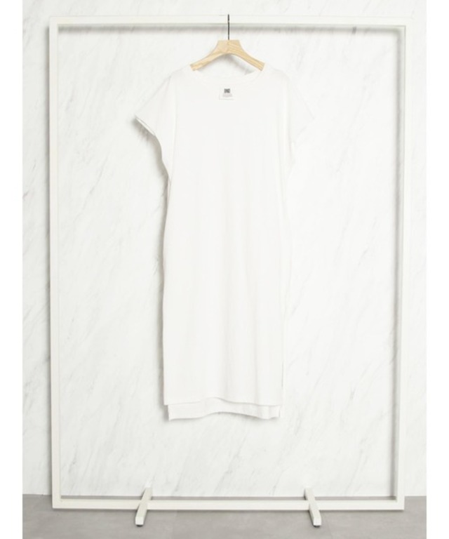 DOUBLE COLLAR FREANCH SLEEVE T DRESS