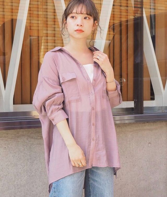 2020SS　シアーBIGシャツ