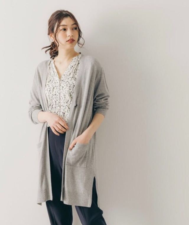 サラサラドライUVケアロングカーディガン