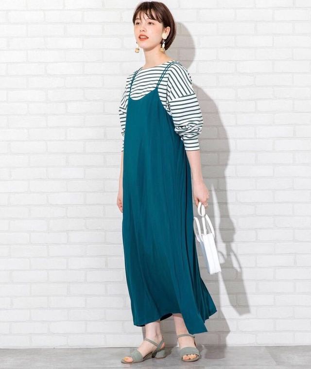 【WEB限定カラー】レーヨンキャミワンピース