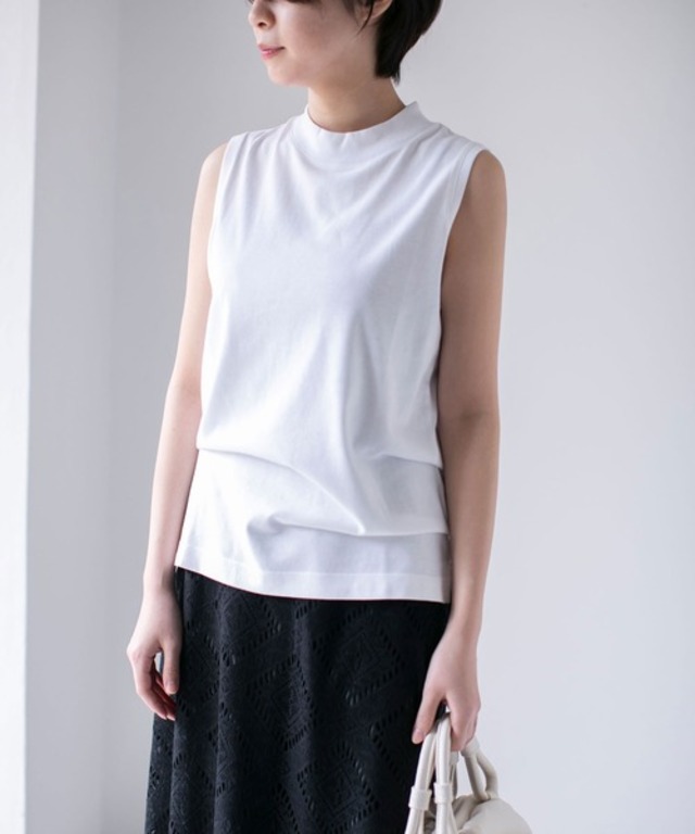 Anti Soaked ハイネックノースリーブTシャツ