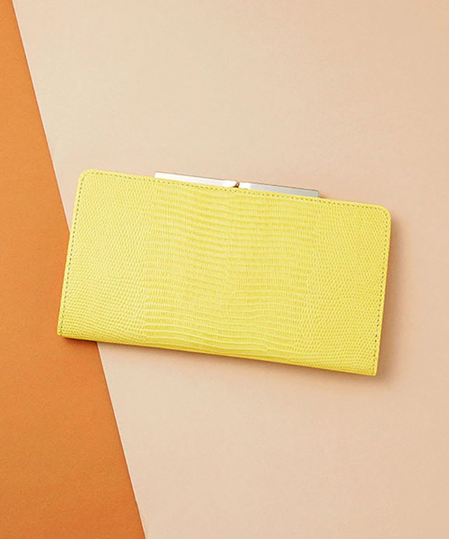 LUCIA がま口長財布