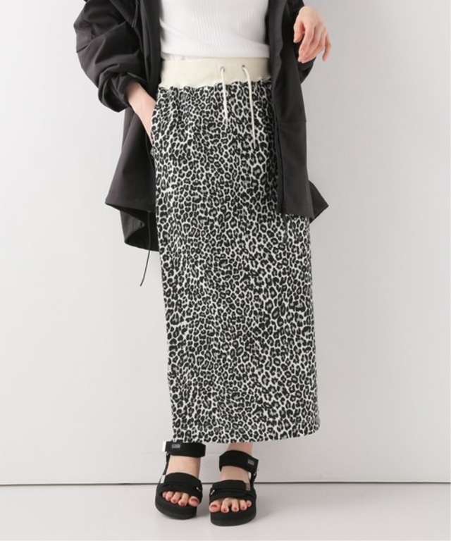 【Champion】レオパードスウェットスカート