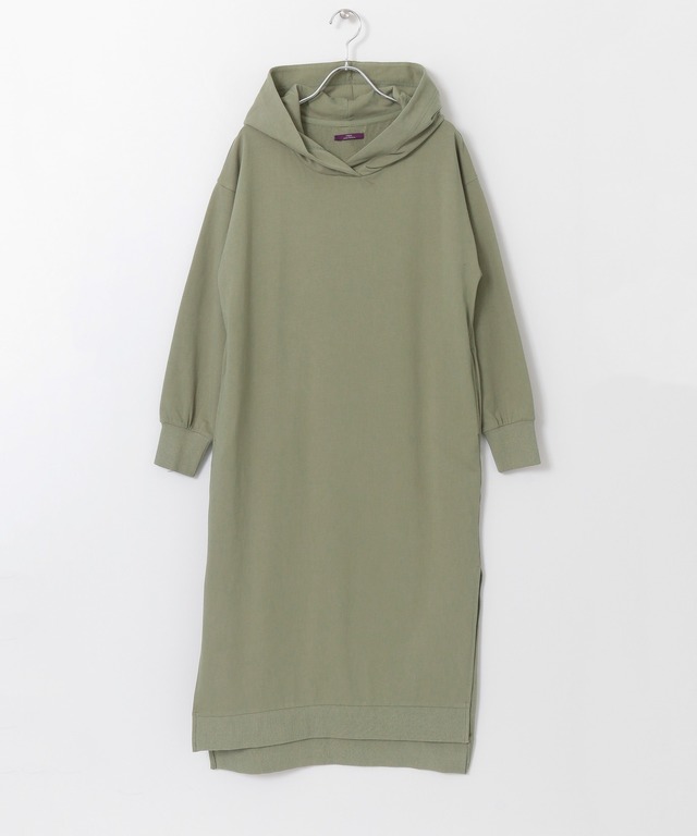 スウェットパーカーワンピース