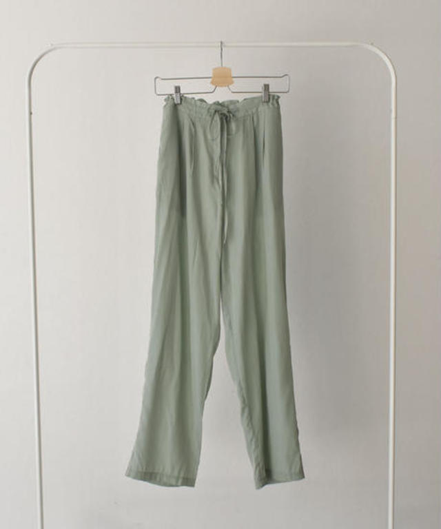 ルーズワイドイージーサテンパンツ