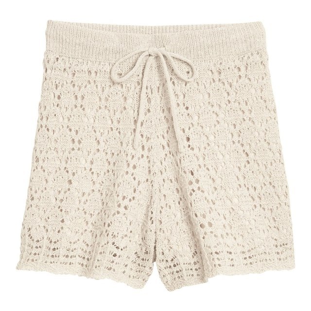 レーシーニットショートパンツ