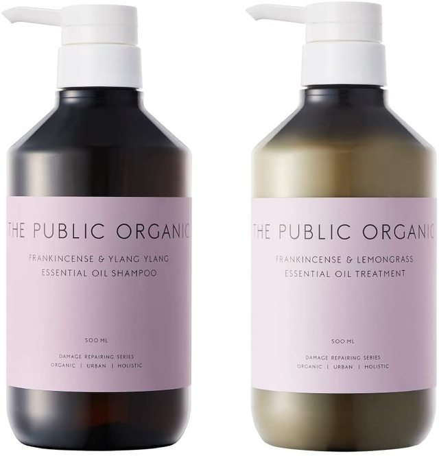 ザ パブリック オーガニック ベストコスメ ヘアケア セット スーパーポジティブ シャンプー + トリートメント (ボトル本体)
