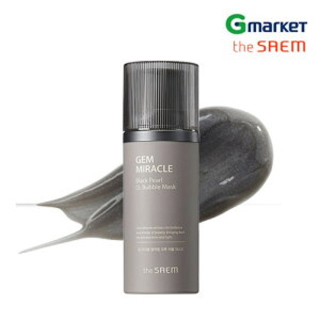 【THE SAEM】【ザ・セム】ジェム ミラクル ブラックパール O2 バブルマスク/Gem Miracle Black Pearl 02 Bubble Mask/105g/フェイスマスク/マスクパック/パック/コスメ/韓国コスメ/韓国化粧品/コスメ【楽天海外直送】