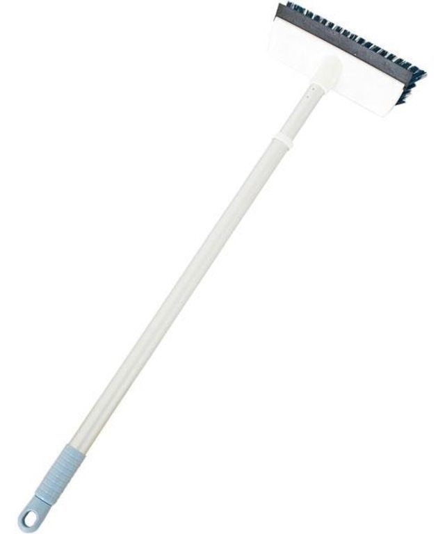 水切り付き伸縮デッキブラシ