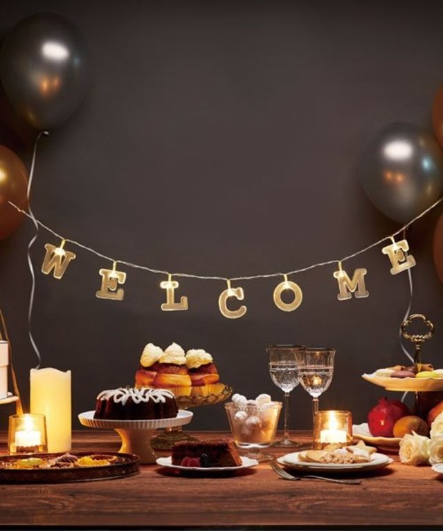 アルファベットガーランドライト