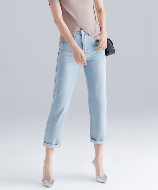 定番ストレッチストレートデニム