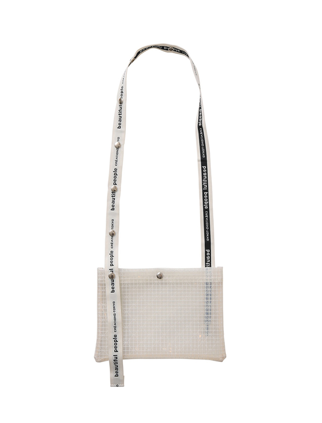 ビニールロゴテープアジャスタブルサコッシュ