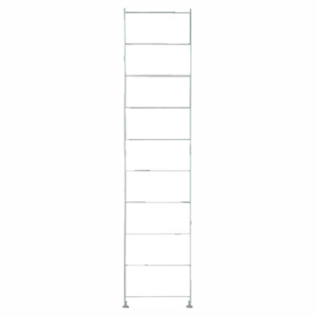 スチールユニットシェルフ・追加用帆立・大・グレー 高さ１７５．５ｃｍタイプ用