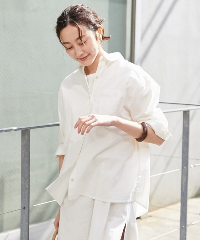 OSOROコットンリネンBIGシャツ