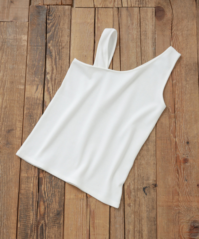 アシメショルダータンクトップ