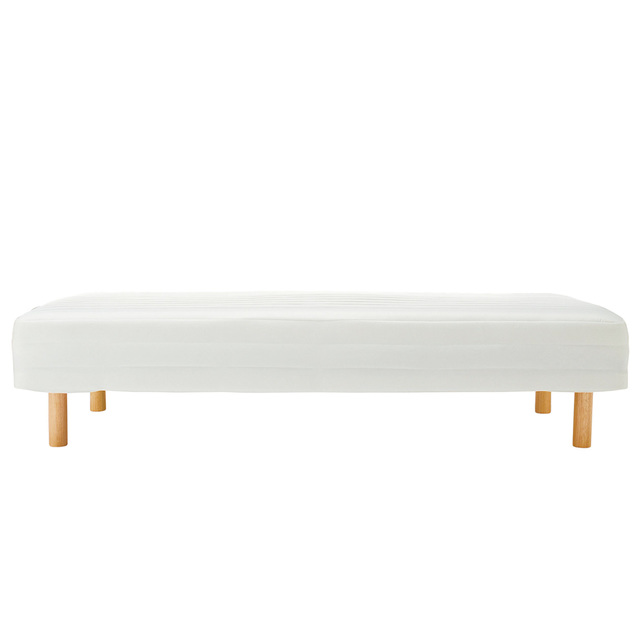 脚付マットレス・高密度ポケットコイル・セミダブル（スチールメッシュ・洗えるカバー 幅１２０×奥行１９８×高さ２６ｃｍＭ８