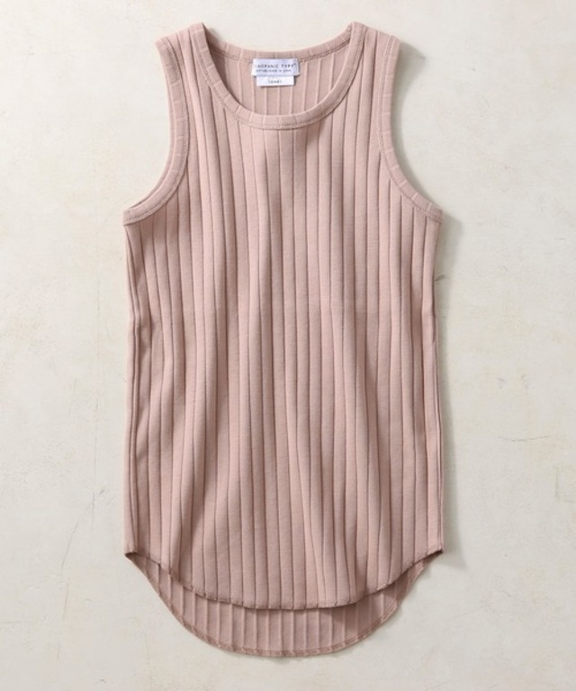 ワイドリブソフトアメスリタンクトップ