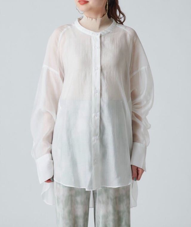 アームスリットシアーシャツ