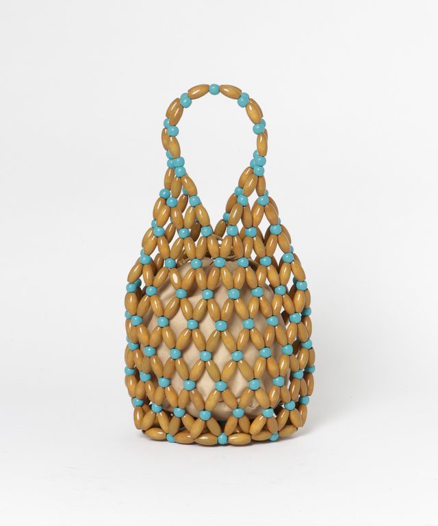 ARIADNA ウッドビーズバッグ