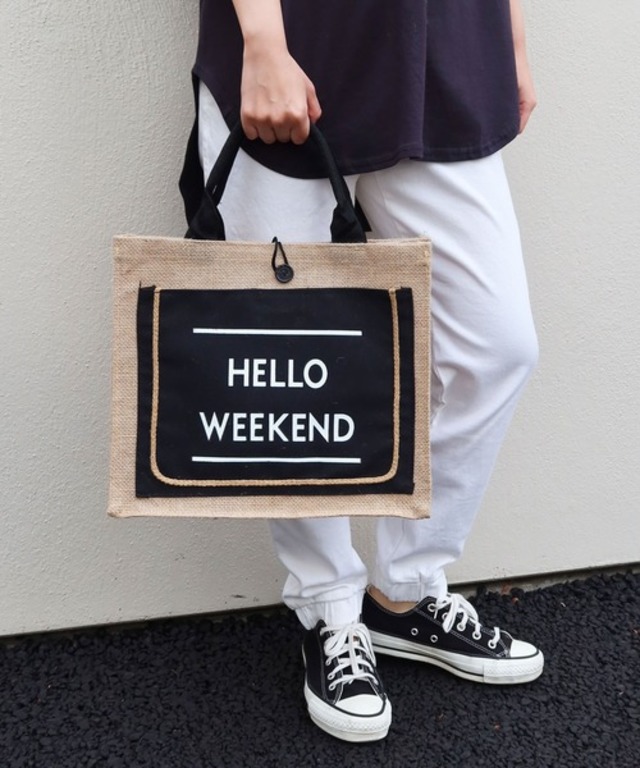 ロゴジュートバック