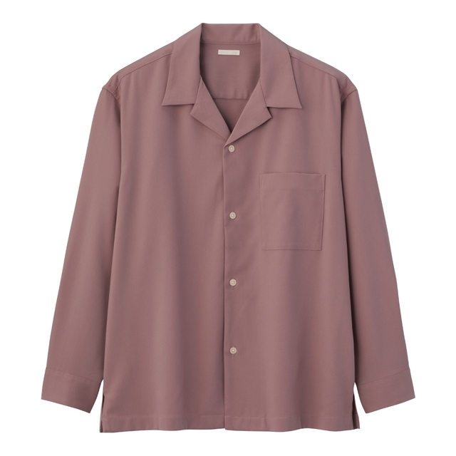 オープンカラーシャツ(長袖)