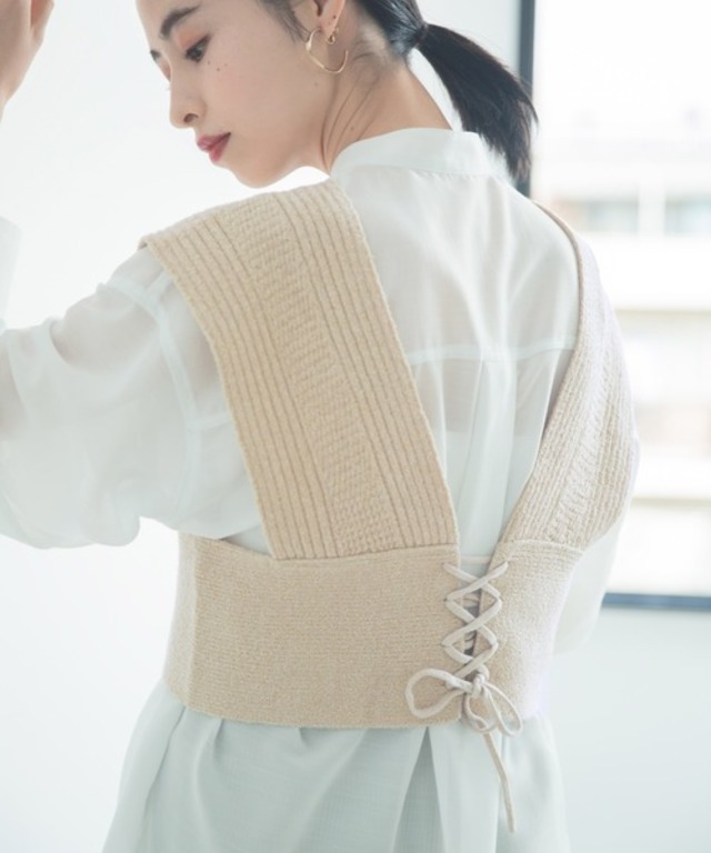 ブークレコンニットビスチェ