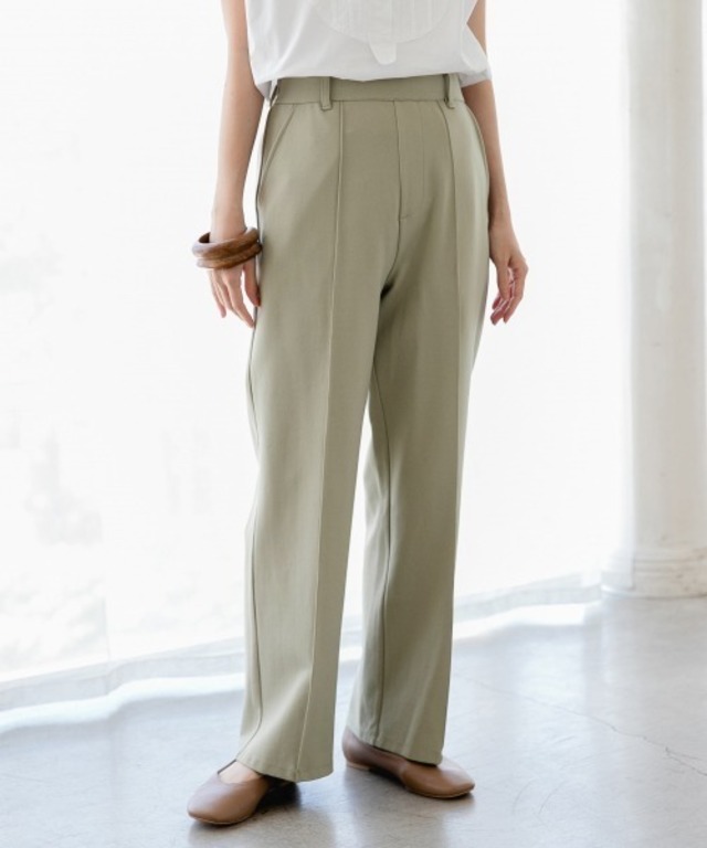 ポンチピンタックパンツ