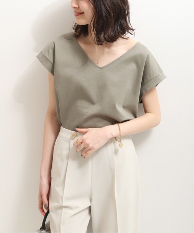 ドロップスリーブボートネックプルオーバー