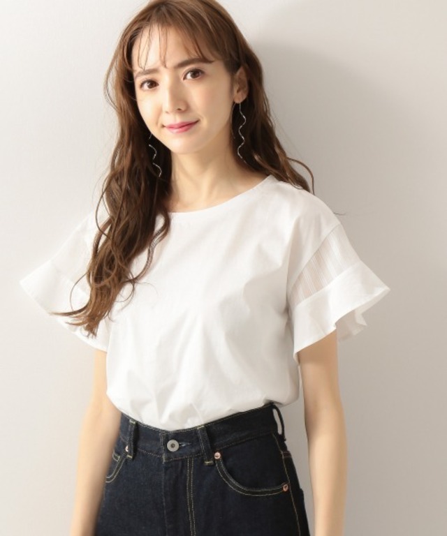 ソデフハクキリカエカットソー