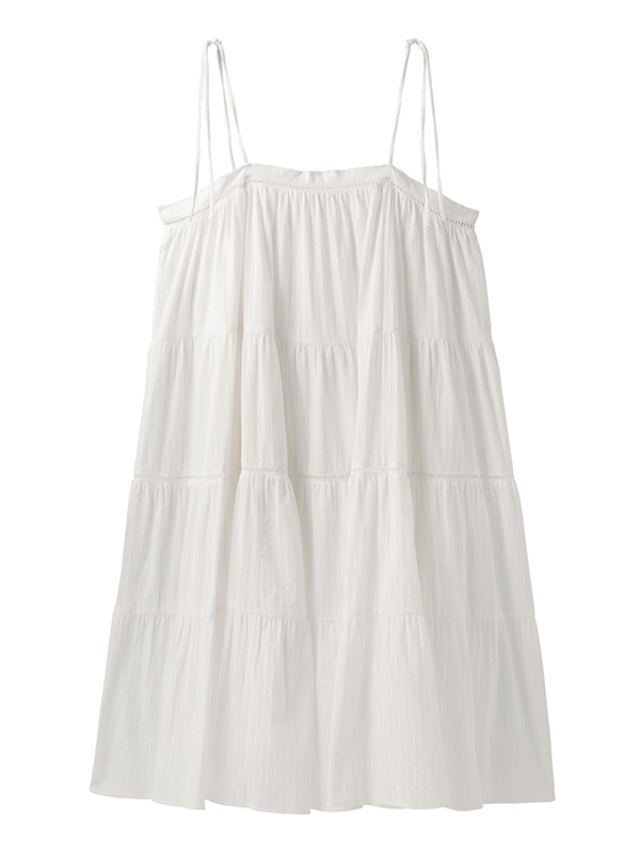 ハシゴレースキャミワンピース