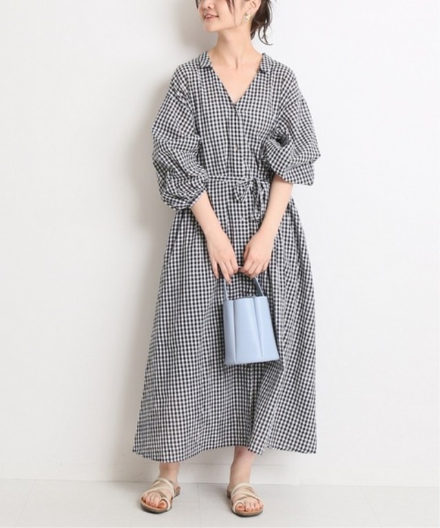 コットンボイルシャツワンピース