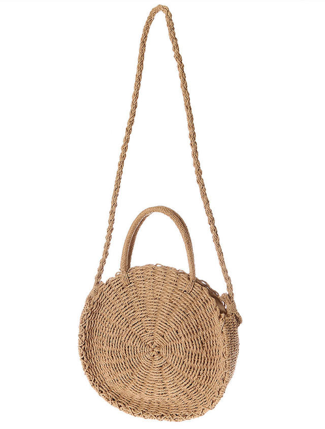 サークル型かごバッグ