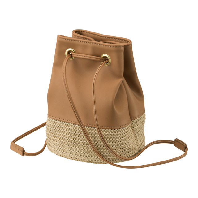 ザツザイコンビネーションドローストリングバッグ